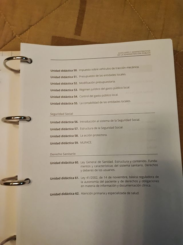 Agenda amministrativa dell'opposizione