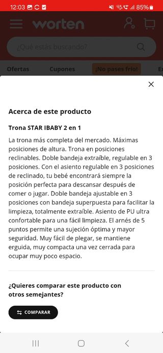 Trona STAR IBABY 2 en 1