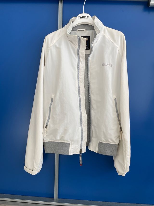 Giubbotto bianco in cotone