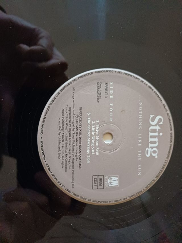 Album doble vinilo Sting Nothing like the sun