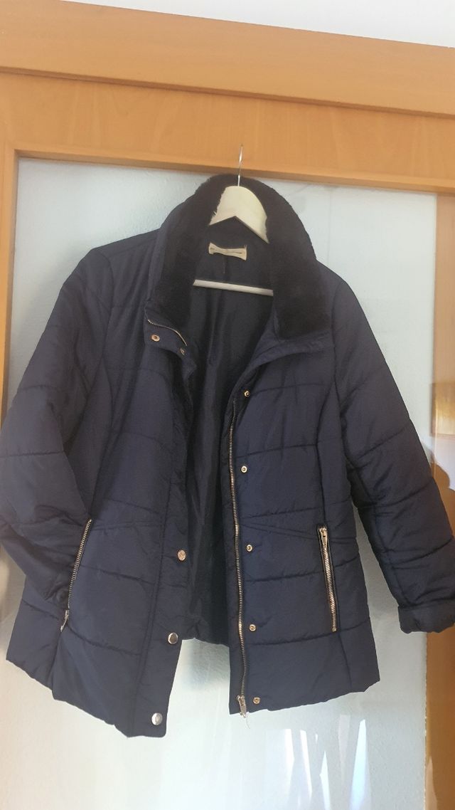 Chaqueta plumas. Elegante