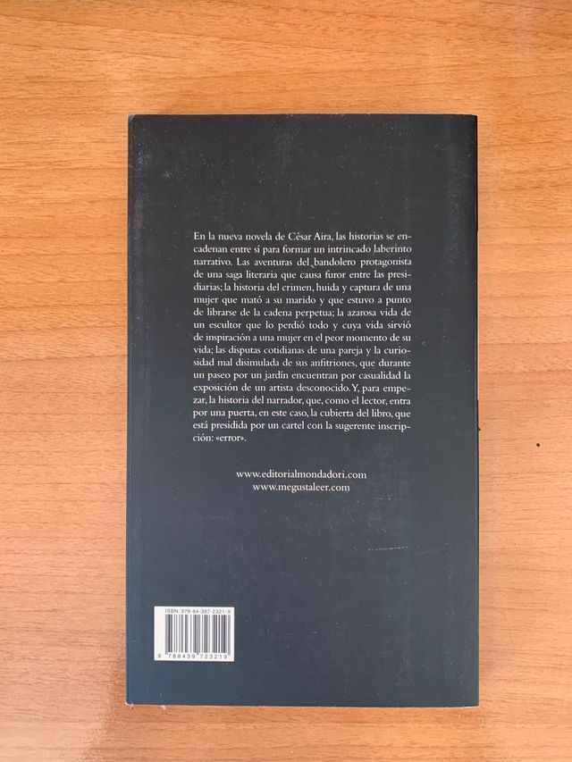 El error (Literatura Mondadori / Mondadori Literat