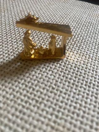 Mini presepio  con doratura  24 kt