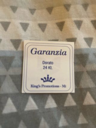 Mini presepio  con doratura  24 kt