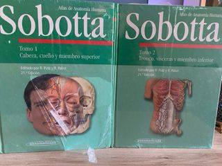 Sobotta Atlas de Anatomia Humana  Tomo 1 y 2