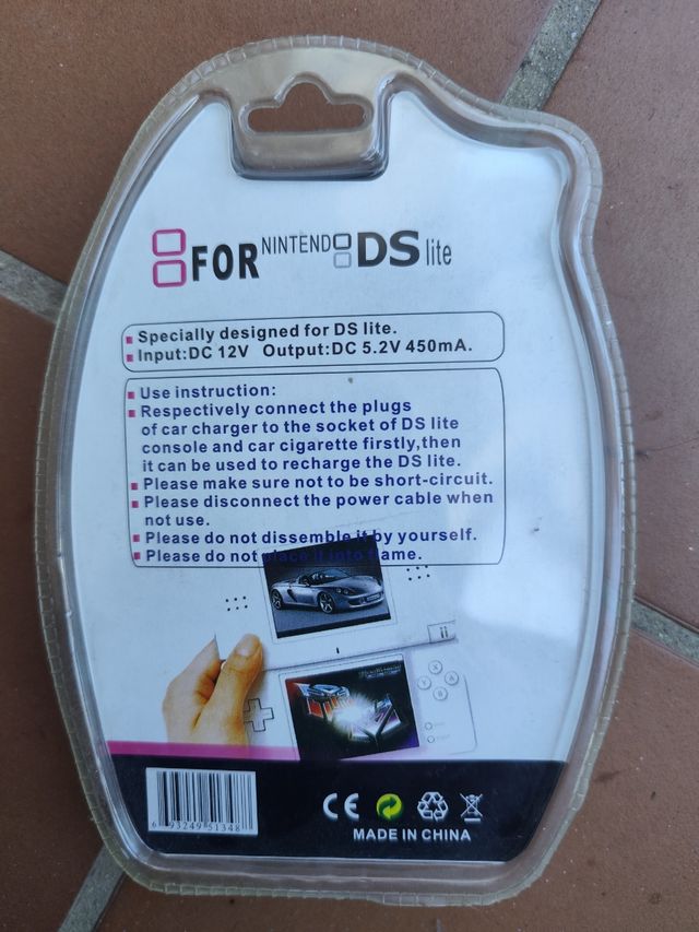 Cargador NINTENDO DS LITE COCHE