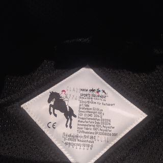 Casco de equitación a estrenar