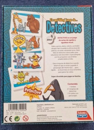 Juego de mesa detectives 