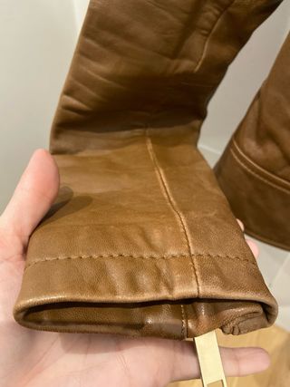 Biker piel  Massimo Dutti