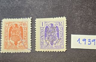 Legalizaciones y timbres fiscales 1926-39
