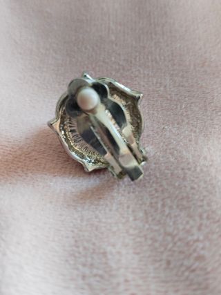 Pendientes perla de pinza