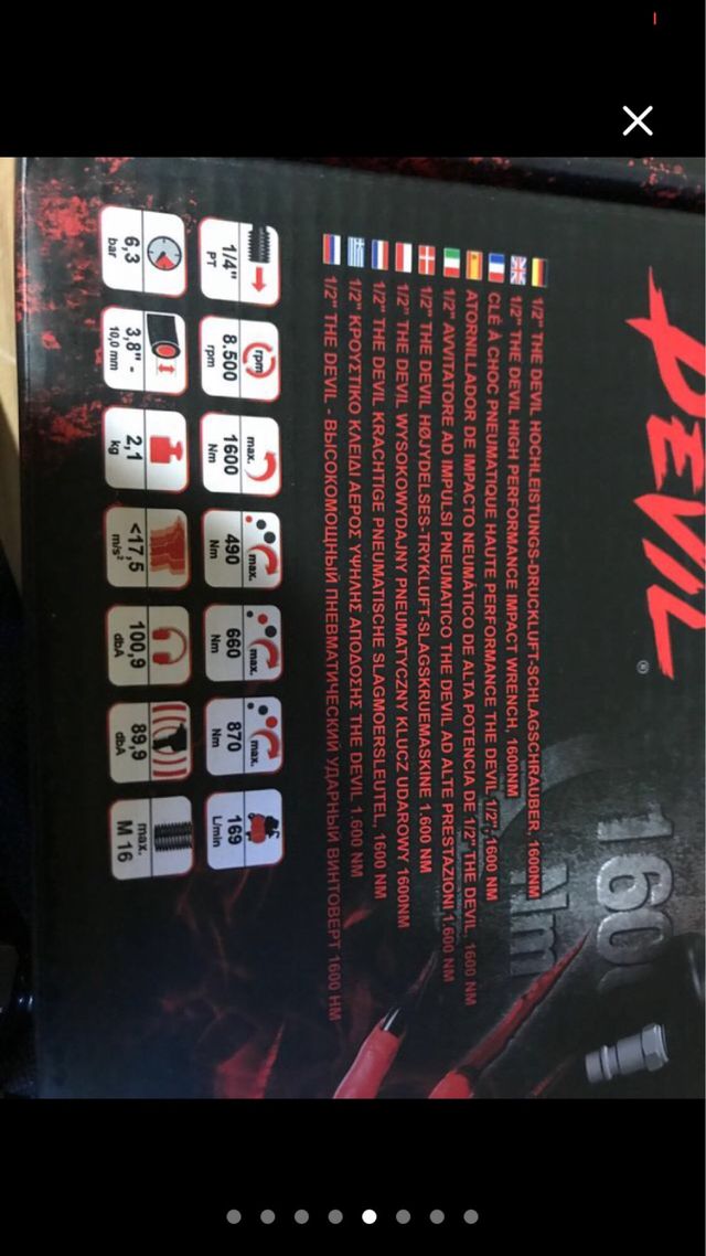 Pistola Llave impacto aire kstools 1/2”