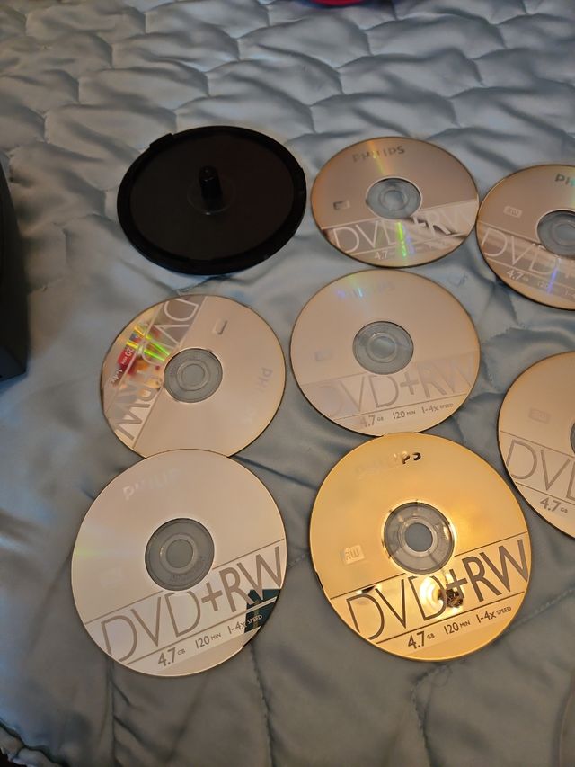Pack de 7 DVD + RW de 4.7GB de Philips