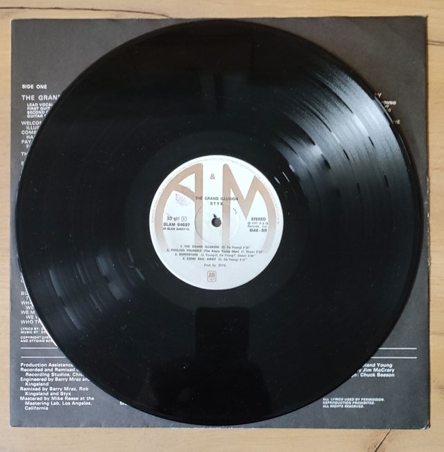 Lotto n. 4 vinili STYX