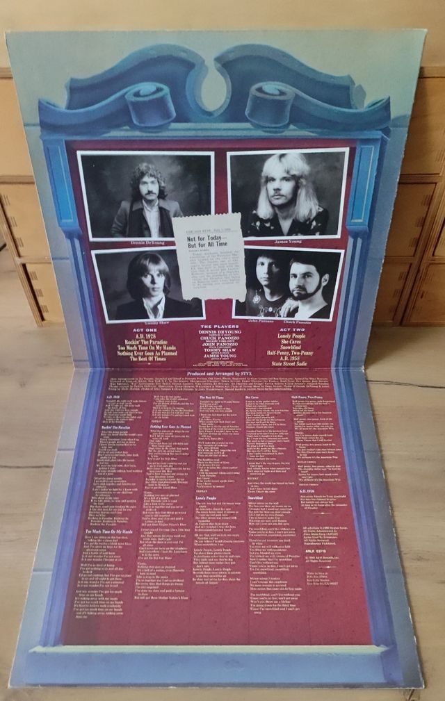 Lotto n. 4 vinili STYX