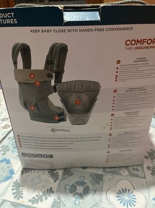 Mochila porteo bebe ergonomica ergobaby