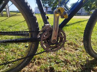 MTB talla M de acero al carbono