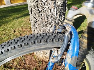 MTB talla M de acero al carbono