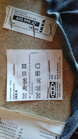 Butaca IKEA polipiel marrón