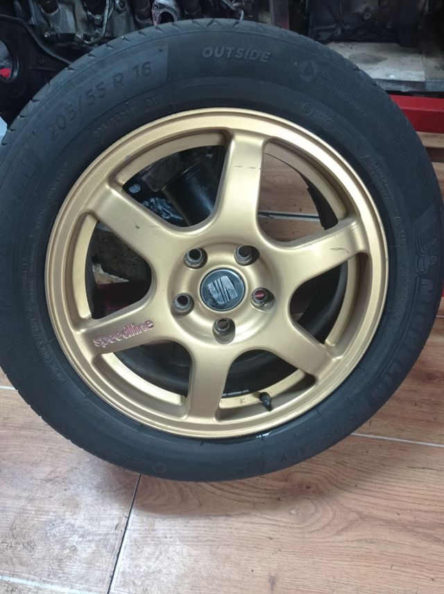 Llantas speedline 5x112 en 16" grupo vag ,