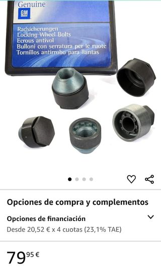 Tuercas antirrobos 