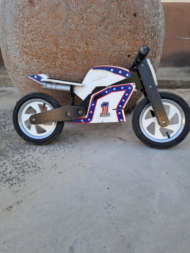 Bicicleta balance niños, moto