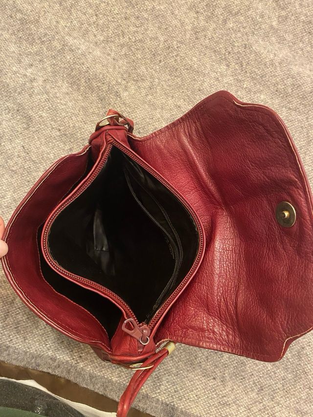 Bolso de piel vintage Cesare Piccini