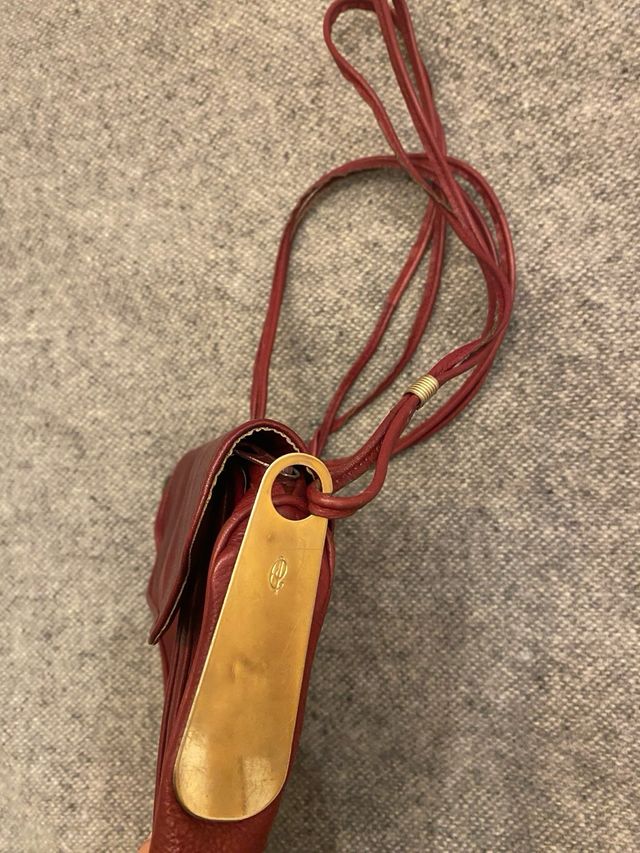 Bolso de piel vintage Cesare Piccini