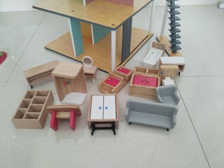 Casa Madera Muñecas