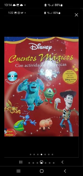 Tres libros de cuentos Disney