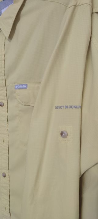 Camisa Columbia, Talla L, Insect Blocker