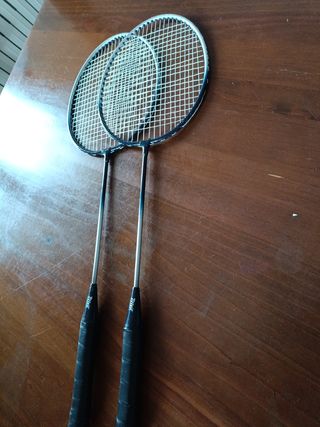 Raquetas de bádminton con funda