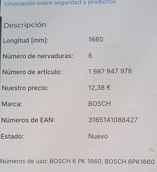 Correa poly V alternador León 1  1987947978