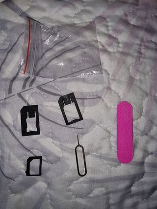 Cortador de tarjetas telefono