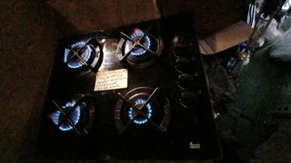Placa gas Teka cuatro fuego cristal