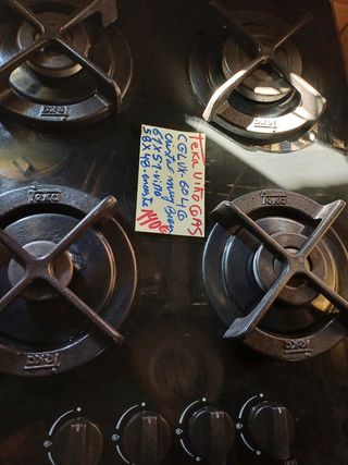 Placa gas Teka cuatro fuego cristal