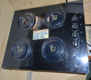 Placa gas Teka cuatro fuego cristal