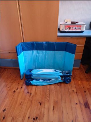 Cuna de viaje con somier y colchon