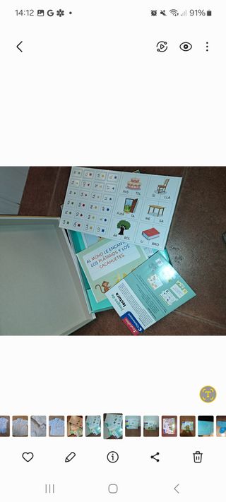 Juego educativo de lectura