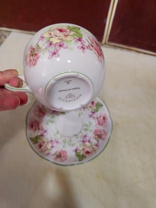Juego de dos tazas de porcelana BERNARDAUD Limoges