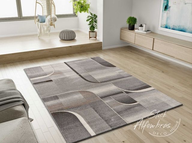 ALFOMBRA EN TONOS GRISES 