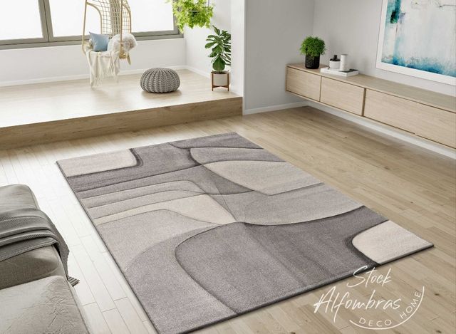 ALFOMBRA EN TONOS GRISES 