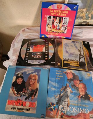 Láser Disc + películas