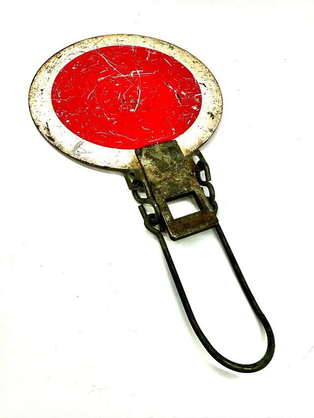 Vecchia Insegna In Ferro Ferrovie Dello Stato FS