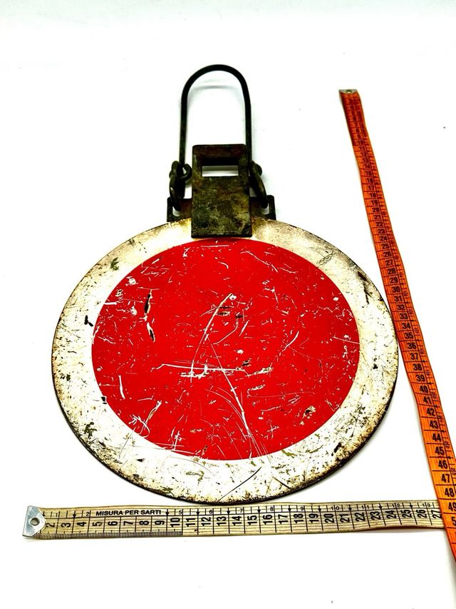 Vecchia Insegna In Ferro Ferrovie Dello Stato FS