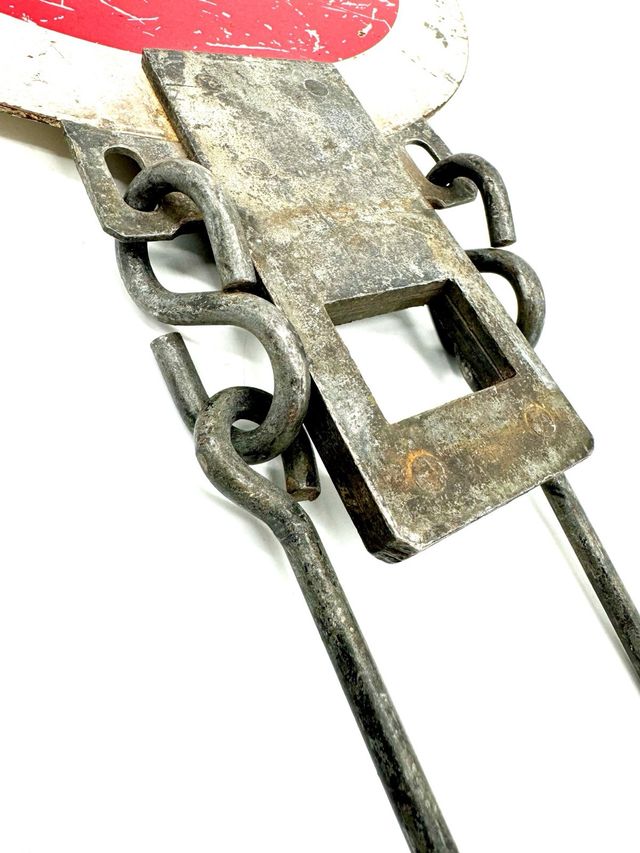 Vecchia Insegna In Ferro Ferrovie Dello Stato FS