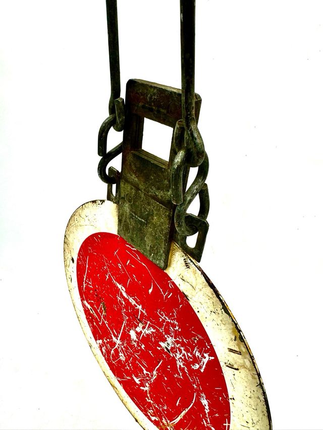 Vecchia Insegna In Ferro Ferrovie Dello Stato FS