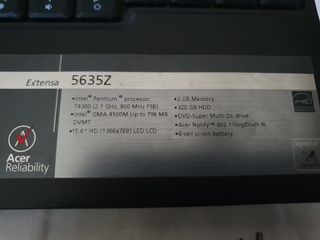 Portatil Acer Extensa 5635Z 