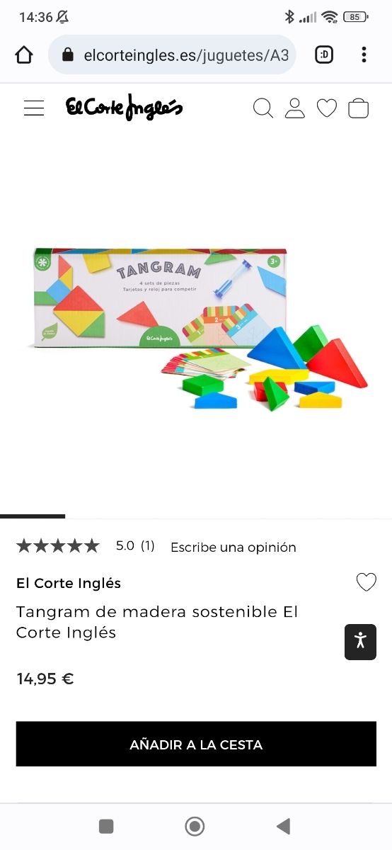 Juego de mesa Tangram