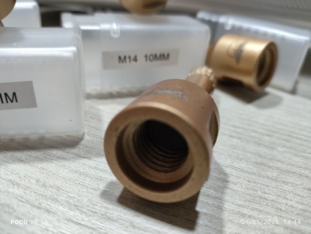 Punte a tazza diamantate 6-8-10-12 m14